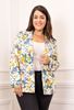 Picture of PLUS SIZE FLORAL BLAZER.